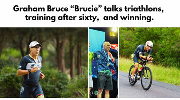 Talking to Graham Bruce. Triathlon legend about training, supplements and life.